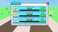 Spend the in-game currencies on different upgrades (Image via Roblox)